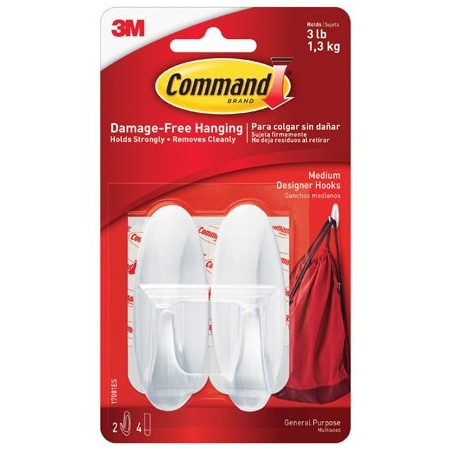 3M 3M 17081 Command Designer Hooks and Strips, 6PK BUY00022768